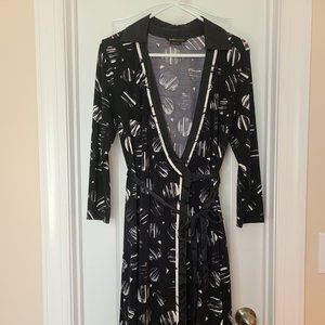 Long Sleeve Wrap Dress